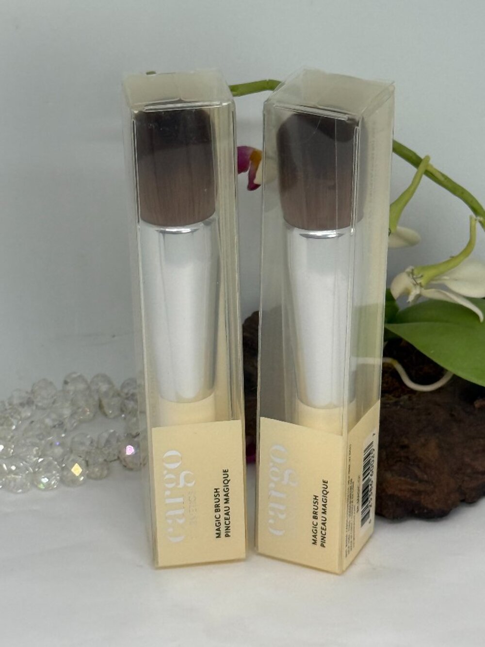 2x Cargo Cosmetics Magic Brush Powder Brush - Magic 01 - Full Size - New in Box